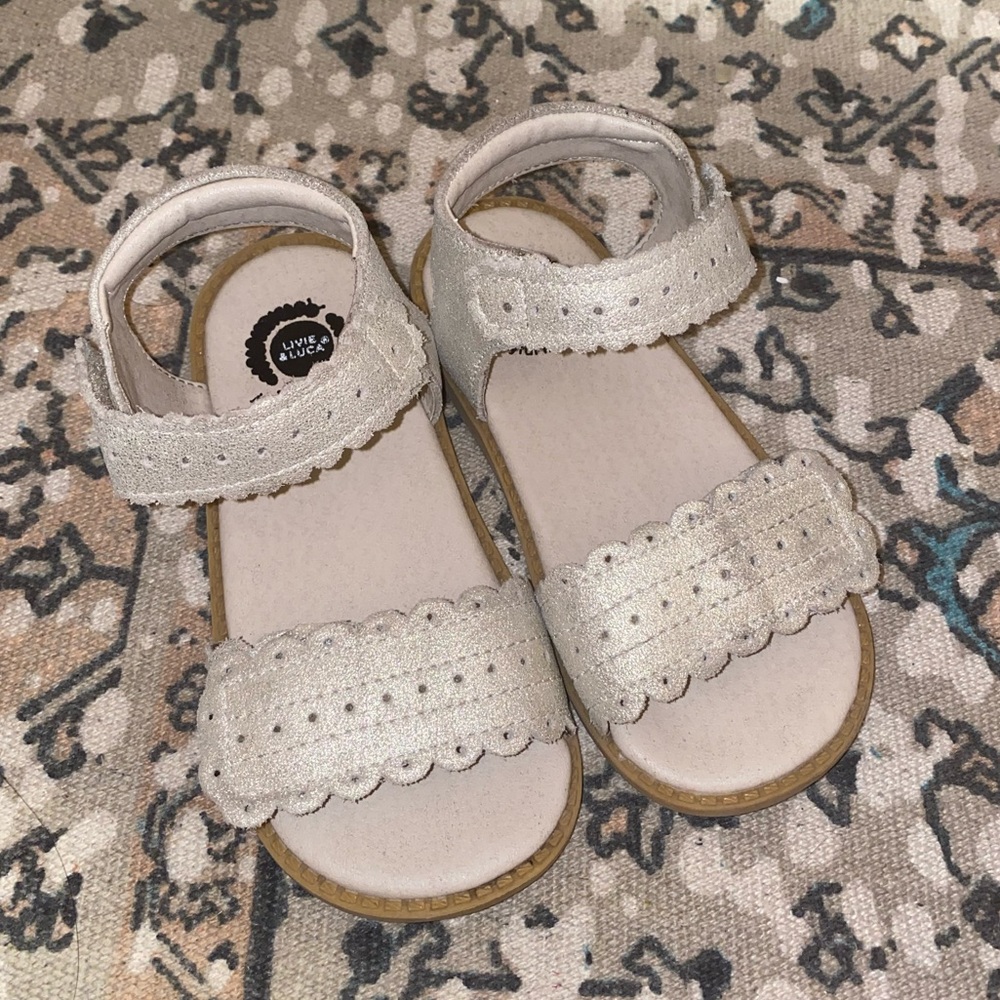 Gold Livie and Luca sandals